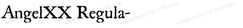 AngelXX Regula字体转换